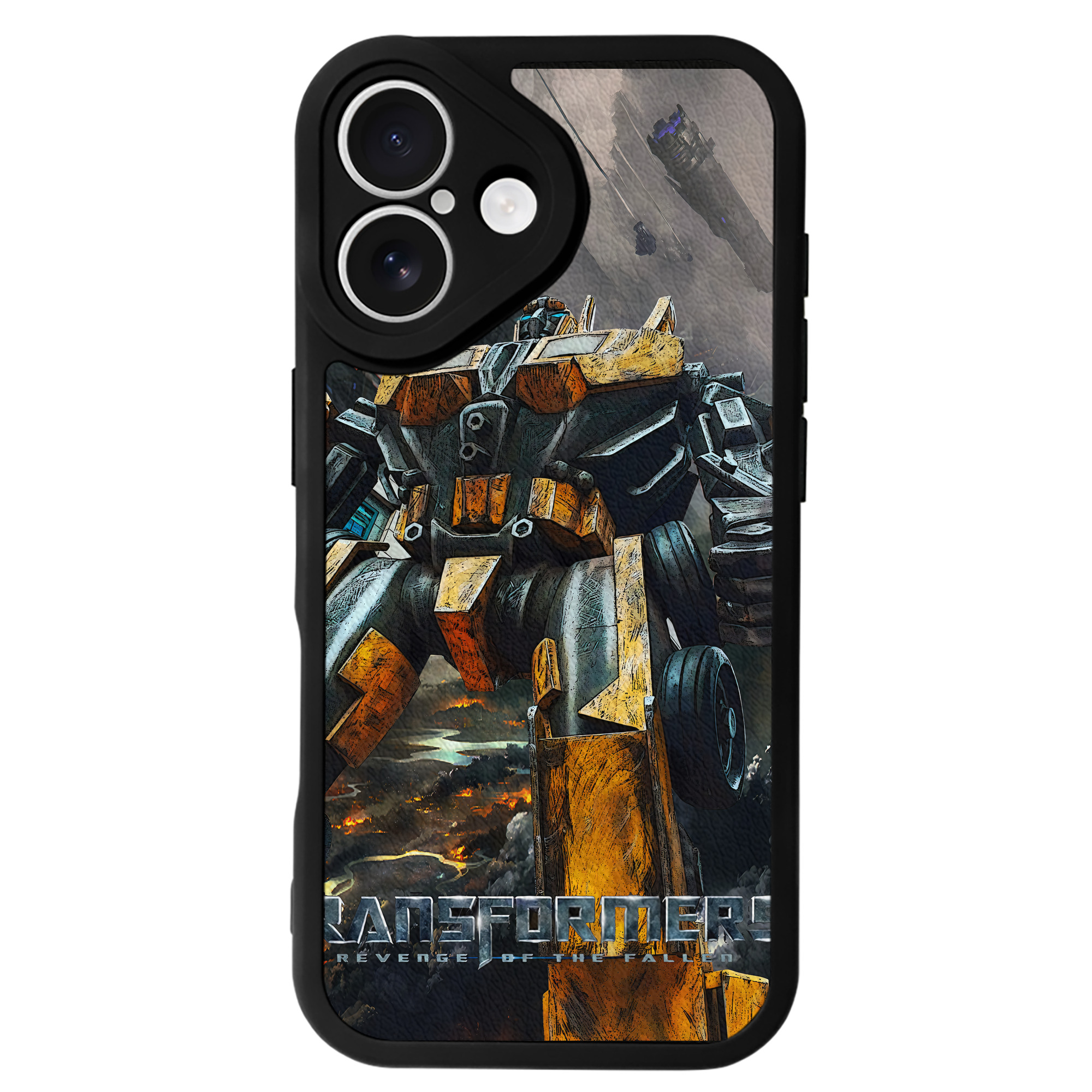 （画像用） Transformers トランスフォーマー 【iPhone 16シリーズ対応】シリコンスマホケース（レザー調） 材質：シリコン